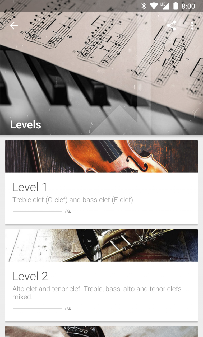 complete music reading trainer app